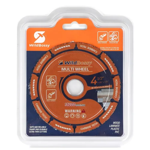 Miniatura 6 de Hoja de sierra de madera de carburo de 4-1/2 pulgadas (3 unidades), rueda de corte ultrasierra para cortar madera y plástico duro