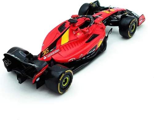 Miniatura 4 de 1/43 F1 2023 SF23 16# Charles Leclerc Scuderia SF23 55# Carlos Sainz aleación coche fundido a presión modelo modelo regalo (1/43 SF23 Monza #16)