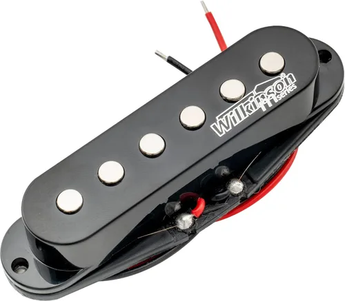 Wilkinson - Pastilla central de cerámica de alto rendimiento para guitarra eléctrica estilo Strat, color negro