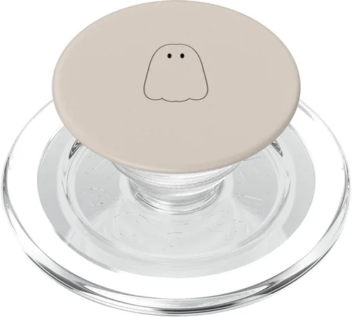 Miniatura 8 de Lindo fantasma de Halloween beige PopSockets intercambiables PopGrip