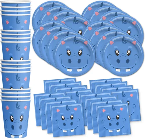 Miniatura 9 de Suministros para fiesta de cumpleaños de cocodrilo, juego de vajilla de cocodrilo para cumpleaños de niño, kit incluye platos, servilletas y tazas
