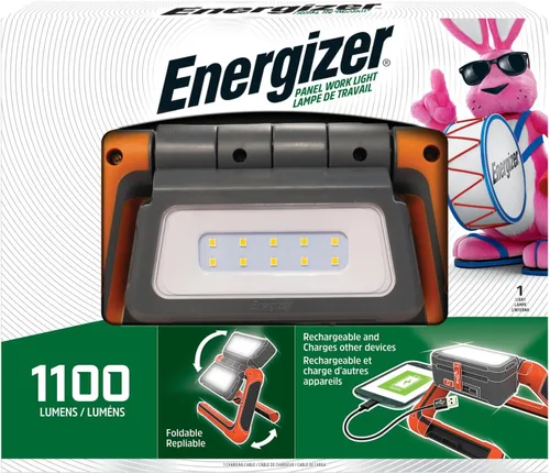 Miniatura 8 de Energizer Linterna LED recargable, luz de trabajo brillante de varios paneles, linterna de campamento resistente al agua, cable de carga micro USB