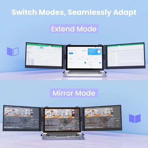 Miniatura 21 de 2025 Actualizado 14" Extensor de Pantalla para Laptop, Extensor de Monitor para Laptop Ultradelgado 1080P, Extensor de Monitor Portátil Ultraligero