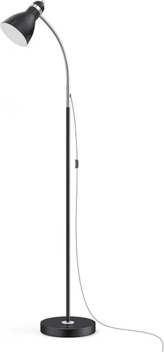 Miniatura 9 de LEPOWER Lámpara de Piso de Metal, Lámpara de Pie con Cuello de Ganso Ajustable, Base de Metal Pesado, Lámpara de Lectura para Oficina, Lámparas