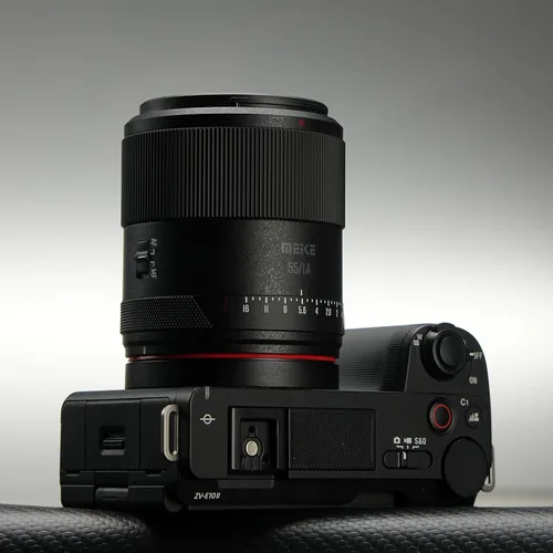Miniatura 6 de Meike 55mm F1.4 Lente de Apertura Grande Enfoque Automático AF STM Motor de Paso APS-C Retrato Lente Fija Principal Compatible con Cámaras Sony E