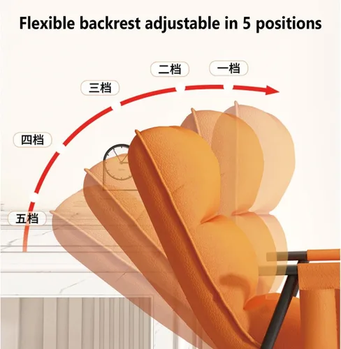 Miniatura 4 de YCKEGEW Sofá de ocio mecedora mecedora con respaldo alto, sillas reclinables de cuero, sillón de mediados de siglo para sala de estar, bolsillo
