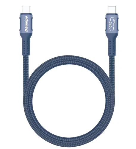 Cable de alimentación USB 4 para Thunderbolt 4/3 240W/100W, 5K/4K/8K @60Hz para cable Thunderbolt 4, transferencia de datos de 3.0 ft/3 pies 40 Gbps