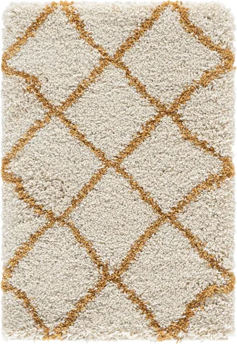 Miniatura 113 de SAFAVIEH - Alfombra de la colección Hudson Shag, diseño de enrejado moderno, no desprende pelusa y fácil de cuidar, 2 pulgadas de grosor, ideal