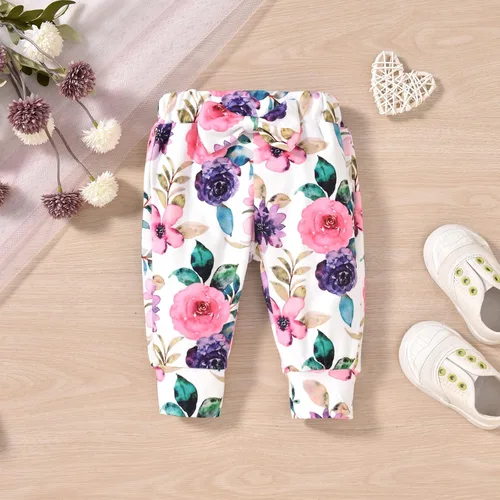 Miniatura 7 de Aalizzwell Conjunto de pantalones de canalé para bebés y niñas