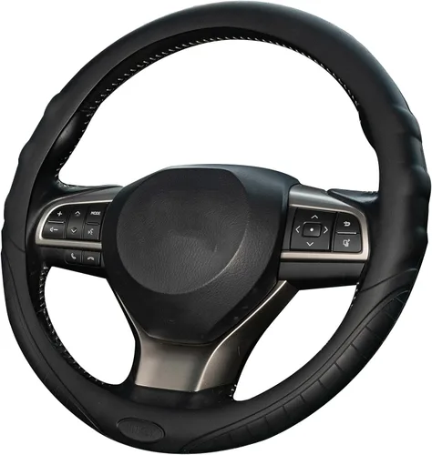 Miniatura 9 de AUTOXBERT Funda de silicona para volante, transpirable, antideslizante, protector de volante de automóvil, accesorio de decoración universal