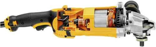 Miniatura 6 de DEWALT Amoladora angular, 7 pulgadas, 8,500 RPM, 4.7-HP (DWE4557), amarillo