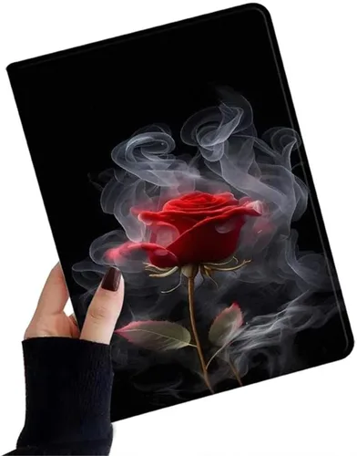 Miniatura 41 de kaidisen Funda de flores compatible con iPad de 9.7 pulgadas, 6ª y 5ª generación, iPad Air/Air 2, diseño de flores, ilustración floral con soporte