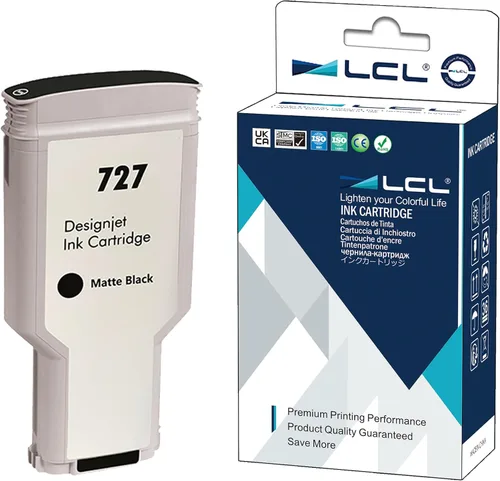 Miniatura 9 de LCL Cartucho de tinta de repuesto compatible para impresoras HP 727 XL F9J76A B3P19A 300ML de alto rendimiento DesignJet T920 T930 T1500 T1530 T2500