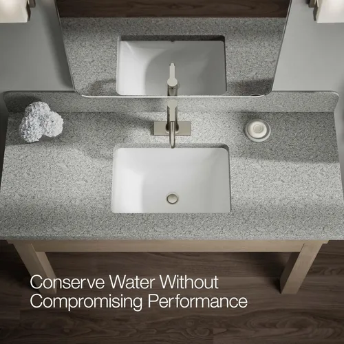Miniatura 8 de KOHLER K-28126-4K-BN Venza® - Grifo de lavabo de baño con mango único, instalación de 1 orificio con drenaje clicker, 1.0 GPM, níquel cepillado