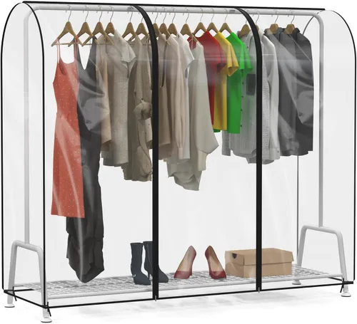 Miniatura 15 de Zilink Funda para Perchero de Ropa de 43 Pulgadas a Prueba de Polvo Transpirable Funda para Perchero de Ropa Bolsas para Ropa Grandes Protector