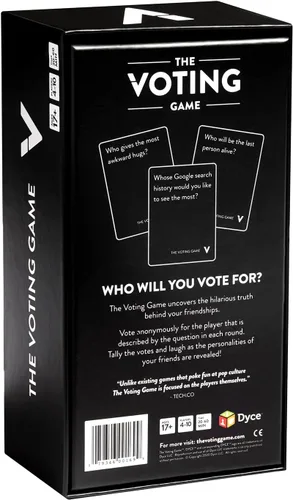 Miniatura 9 de The Voting Game - El divertido juego de cartas de fiesta para adultos sobre descubrir quiénes son tus amigos para fiestas de elefantes blancos