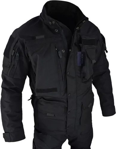 Miniatura 5 de Chaqueta táctica del ejército con capucha de múltiples bolsillos, abrigo de caza Molle militar, chaquetas de concha dura, ropa de abrigo