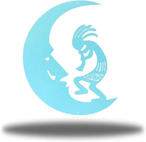 Miniatura 11 de Riverside Designs Kokopelli - Arte de pared de acero para exteriores, resistente e impermeable, fabricado en Estados Unidos