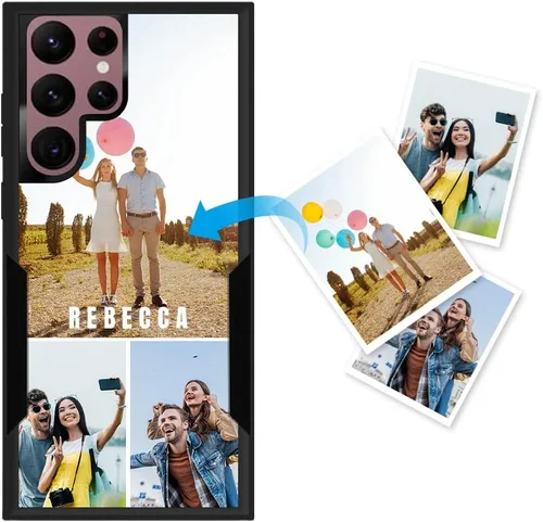 Miniatura 33 de Funda protectora personalizada para Samsung Galaxy S22 Ultra 5G (versión 2022), funda protectora de doble capa resistente con múltiples fotos, a