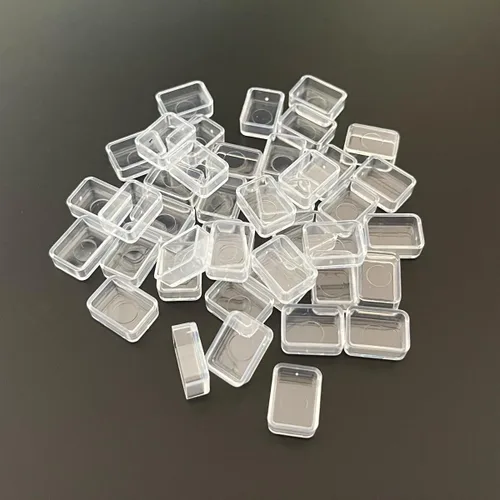 Miniatura 8 de Sartenes de acuarela vacías con rayas magnéticas – 100 piezas de plástico de 0.0 fl oz kits de sartenes para bricolaje acuarelas o acrílicos pintura