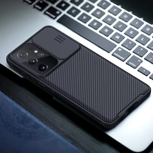 Miniatura 2 de CloudValley Funda para Samsung Galaxy S21 Ultra con funda para cámara, protección de cuerpo completo y ajuste delgado, funda de protección de cámara