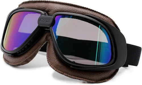 Miniatura 16 de Gafas vintage retro estilo piloto motocicleta Cruiser Scooter