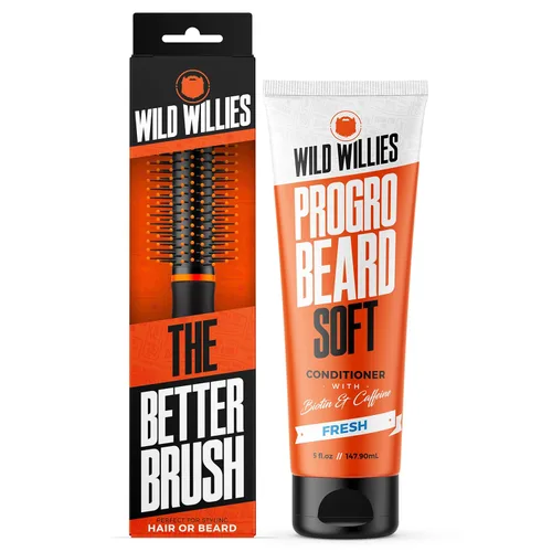 Miniatura 9 de Wild Willies Cepillo de Cerdas de Jabalí Natural para Cabello y Barba - Cepillo Multiusos de Cerdas de Jabalí para Peinar el Cabello Hacia Atrás