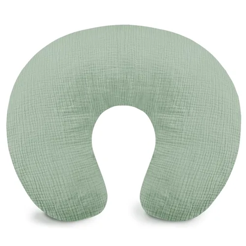 Miniatura 12 de Hooyax Funda de almohada de muselina para lactancia, suave y transpirable, funda de almohada para madres lactantes, funda de almohada elástica Azul