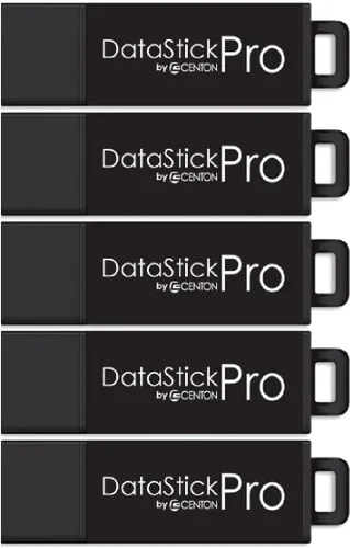 Miniatura 9 de Centon Electronics DataStick Pro - Unidad flash USB 3.2 Gen1, 128 GB, 5 unidades flash USB, paquete de 5 unidades, color negro