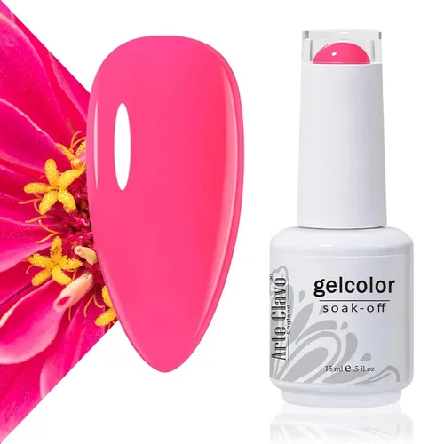 Miniatura 4 de Arte Clavo Esmalte de uñas de gel rosa lechosa de 0.5 fl oz, con luz LED, UV, remojado, transparente, rosa nude, manicura francesa, rosa claro