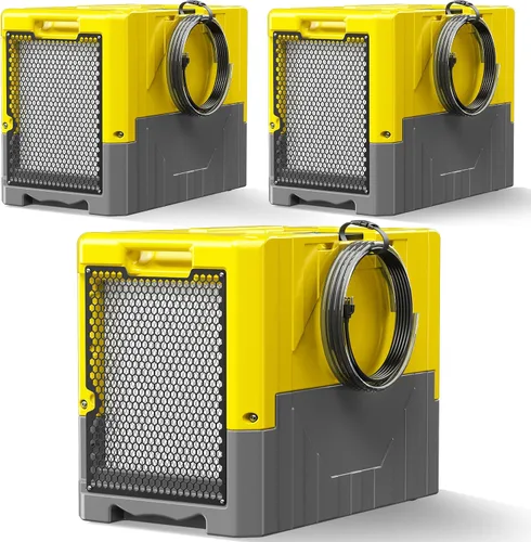 Miniatura 10 de 190PPD Commercial Dehumidifier with Pump for Basement-6000Sq.Ft. Warehouse, Large Space Crawl Space Dehumidifier for Efficient Water Damage Azul
