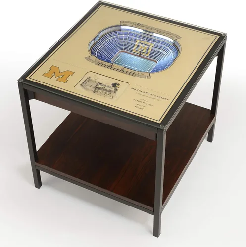 Miniatura 15 de YouTheFan NCAA - Mesa auxiliar iluminada StadiumView de 25 capas