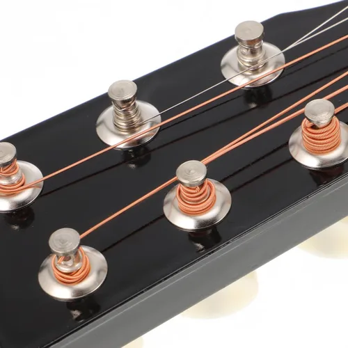 Miniatura 6 de Toddmomy Guitarra acústica de 21 pulgadas para niños, guitarra portátil de madera para niños, tamaño pequeño, instrumento musical