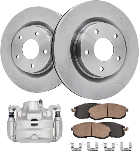 Miniatura 42 de Detroit Axle - Rotores de freno para Ford Mustang 2015 2016 2017 2018 2019 2020 2021 2022 2023 Rotores de freno de disco 2016 2017 2018 2019
