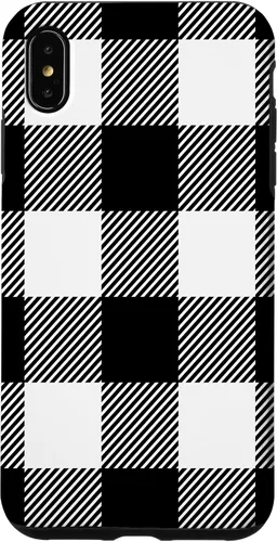 Miniatura 11 de Buffalo Plaid Black White Phone Case for iPhone 17