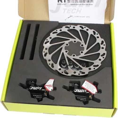 Miniatura 4 de Juego de pinzas de freno de disco hidráulicas accionadas por cable R1, freno híbrido extra ligero para carretera/ciclocross/grava/bicicleta