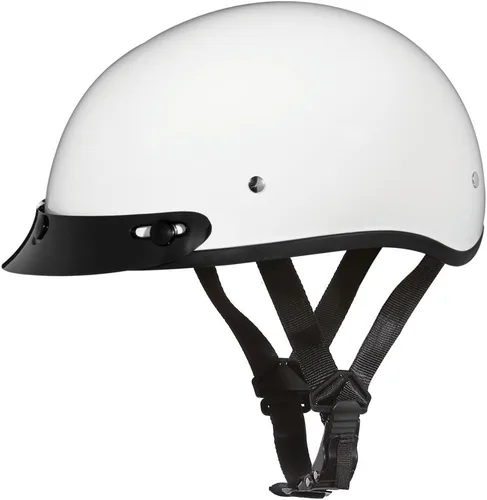 Miniatura 9 de Casco de Motocicleta Medio Casco - Ligeros y Elegantes, Aprobados por el Departamento de Transporte (DOT) para Adultos - Perfectos para Hombres