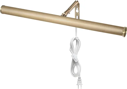 Miniatura 7 de Maxxima Luz LED de pared de 14 pulgadas, pantalla LED integrada, 3000 K blanco cálido, 200 lúmenes, incluye interruptor de encendido/apagado, luz