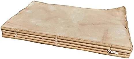 Miniatura 4 de E-Tailor® Cubierta de tela hecha a mano con estampado de bloque a mano, cuaderno de bocetos, papel de caligrafía, hecho de papel de trapo de algodón