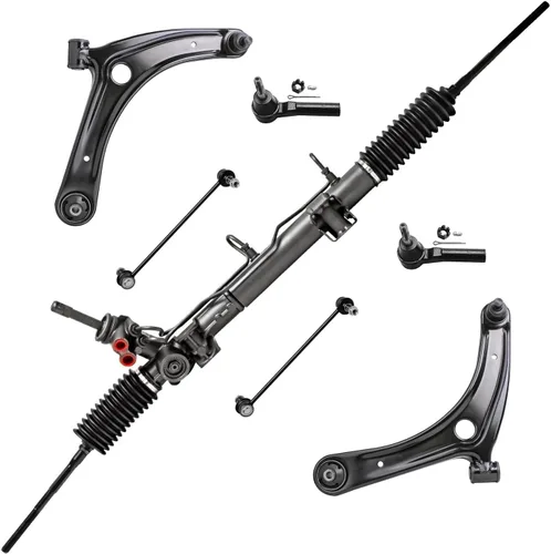 Miniatura 29 de Detroit Axle - Kit de brazos de control de extremo delantero 4WD para Ford 04-08 F-150, 06-08 Lincoln Mark LT, 4 extremos de barra de acoplamiento