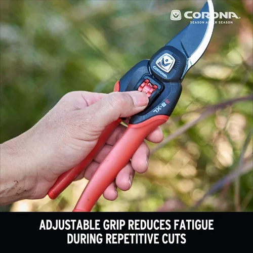 Miniatura 5 de Corona Clipper BP 4214D Flex Dial Bypass Podadora con agarre de gel cómodo, 3/4 pulgadas, rojo/negro
