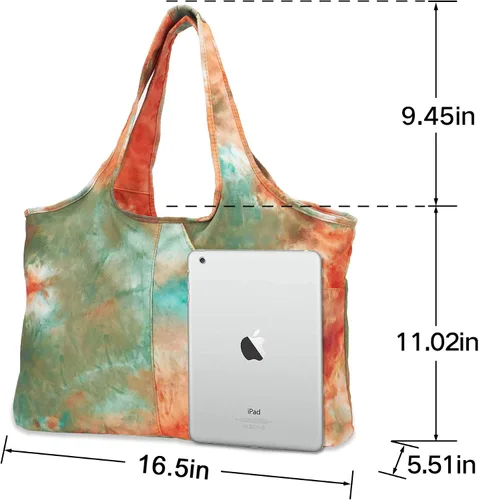 Miniatura 4 de ZOOEASS - Bolso grande de hombro para mujer, impermeable, multifunción, de nailon, para viaje