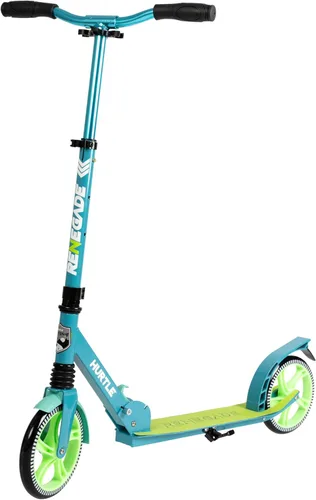 Miniatura 14 de Hurtle Renegade Kick Scooter for Kids, Teenagers & Adults - 2-Wheel Folding Scooter with Adjustable T-Bar Handlebar - Alloy Anti-Slip Deck Graffiti