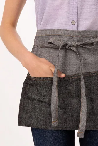 Miniatura 5 de Chef Works Delantal de camarera de Manhattan unisex