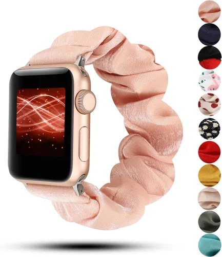 Miniatura 10 de Correas para mujer compatibles con Apple Watch Band de 1.5, 1.57, 1.65 y 1.73 pulgadas, lindo diseño estampado, pulseras de repuesto para iWatch