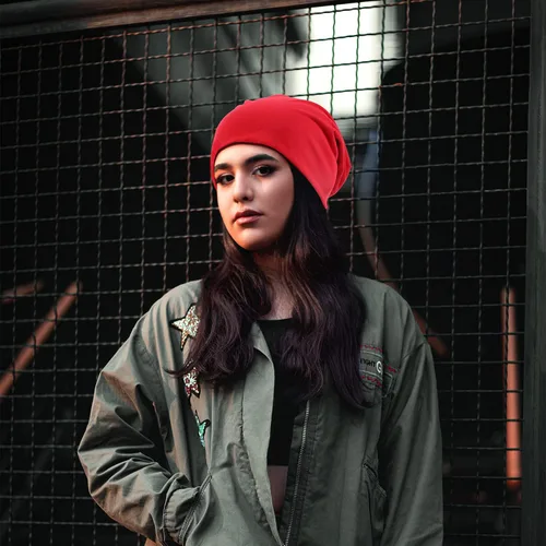 Miniatura 3 de Gorro holgado para mujeres y hombres, estilo casual, estilo hip-hop, elásticos, de algodón, para dormir