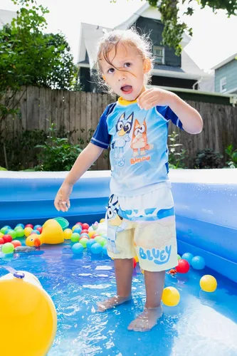 Miniatura 6 de Bluey Bingo Chilli - Conjunto de traje de baño y camiseta de camiseta para mamá
