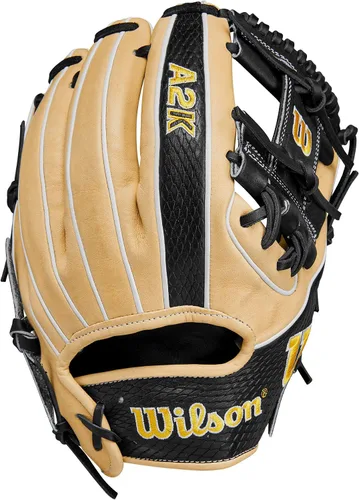 Miniatura 2 de Wilson Guantes de béisbol A2K Infield - Lanzamiento para mano derecha Negro (Blonde/black)