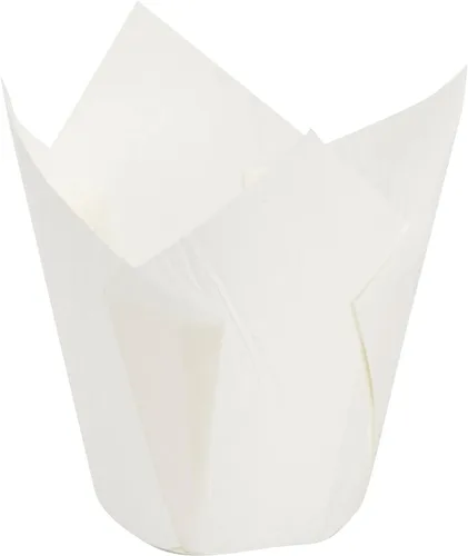 Miniatura 4 de Juvale Revestimientos para cupcakes – 2 x 3.5 pulgadas, negro, paquete de 100 – Revestimientos de tulipanes para cupcakes para hornear y fiestas