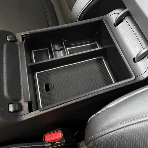 HGWEI Organizador de Consola Central Compatible con Hyundai Tucson 2022-2024 y Santa Cruz 2022-2025 Accesorios Interiores Caja de Almacenamiento de